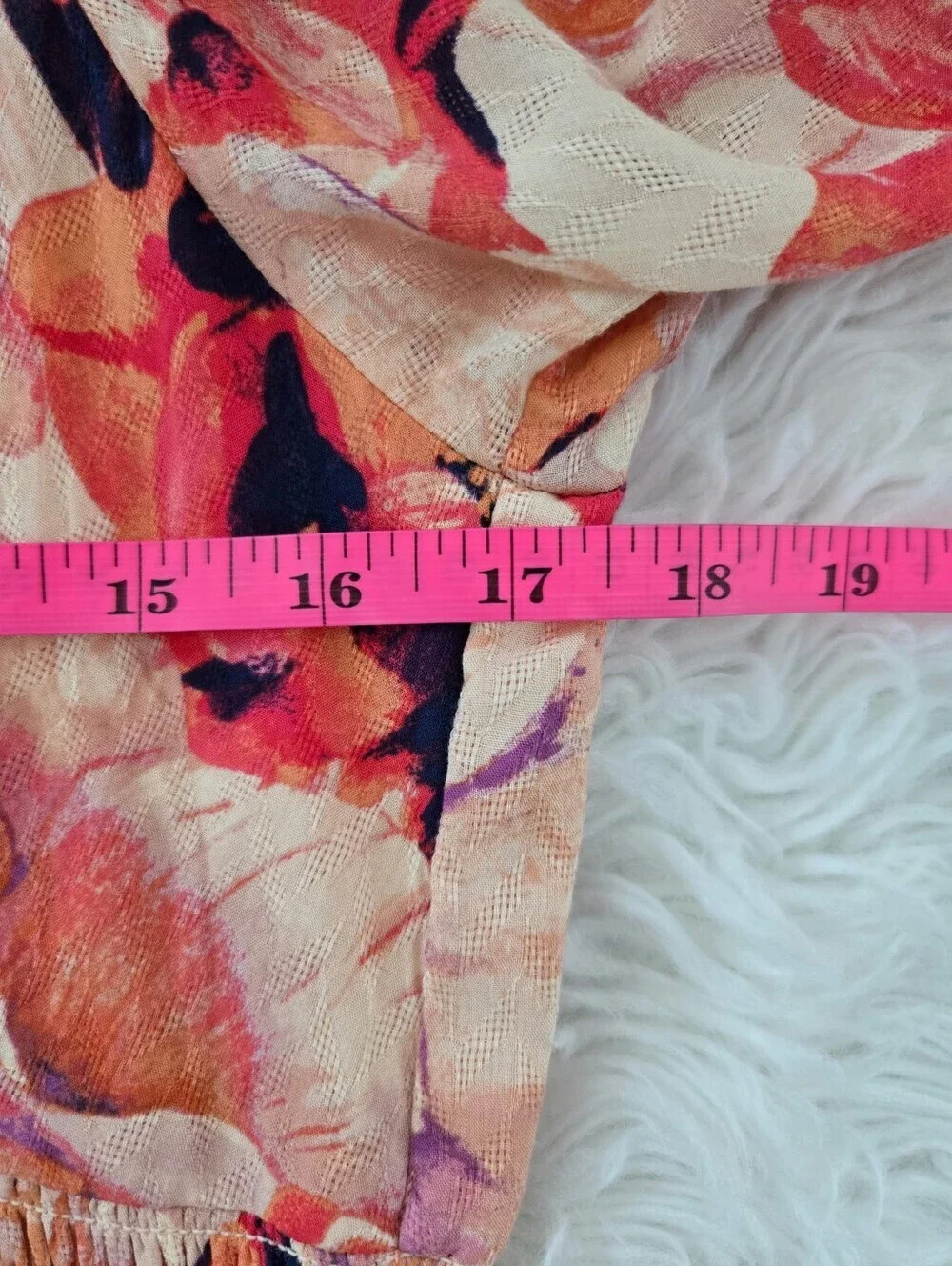 Nurture by Westbound  boho-chic botanical floral midi dress. Medium